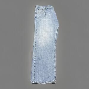 Wrangler Jeans Mens 38x29 Blue Regular Fit Medium Wash Denim Workwear